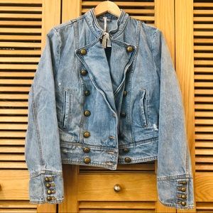 free people ferry denim jacket